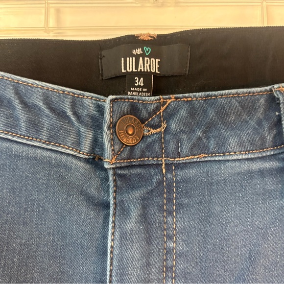 LuLaRoe Classic Blue Denim Jeans - Picture 3 of 5